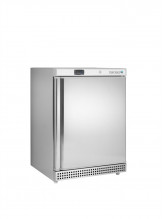 Tefcold UR 200 S Jednodveřová chladicí skříň s plnými dveřmi, nerezové opláštění 